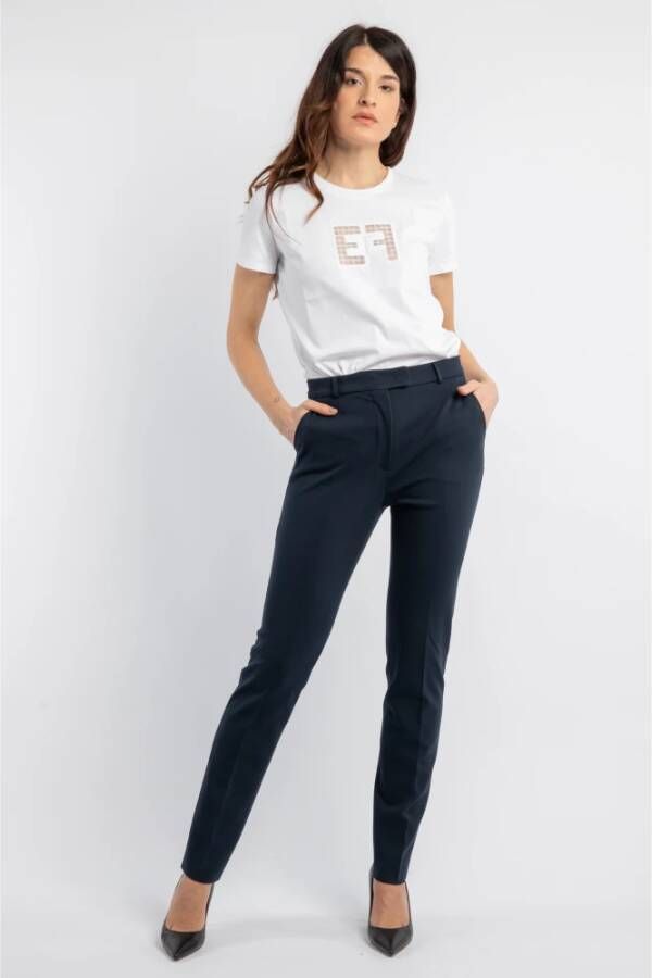 Max Mara Studio Skinny Trousers Blauw Dames