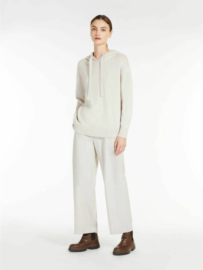 Max Mara Cruudo Kleur Broek Stijl Beige Dames