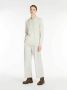 Max Mara Floria Wolflanel Elastische Taille Broek Beige Dames - Thumbnail 2