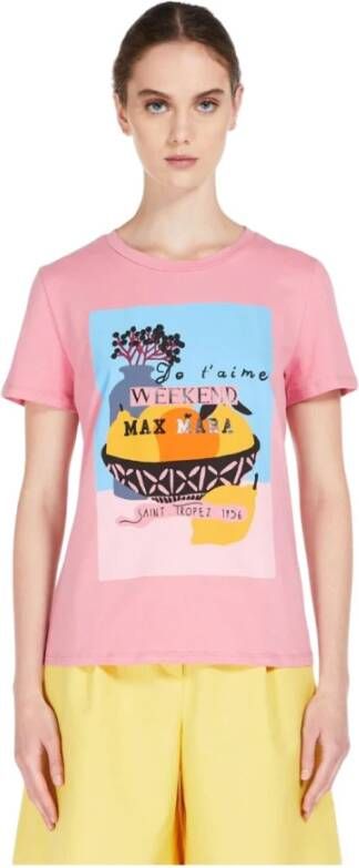 Max Mara Chopin T-Shirt Roze Dames