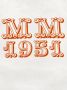 Max Mara MM 1951 Oranje Monogram T-Shirt White Dames - Thumbnail 2