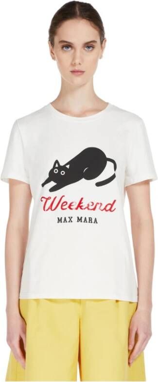 Max Mara Chopin T-Shirt Wit Dames