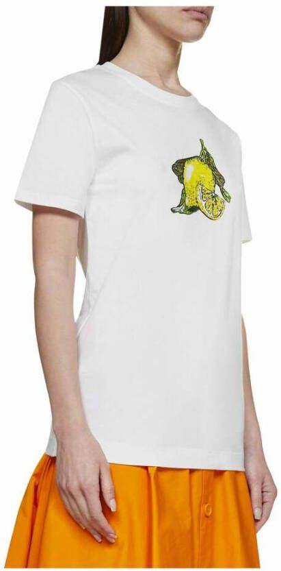 Max Mara Katoenen T-shirts voor Vrouwen Wit Dames