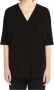 Max Mara Zwart Locarno T-Shirt voor Vrouwen Zwart Dames - Thumbnail 2