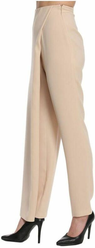 Max Mara Naakte Zijden Broek Elixir Model Roze Dames