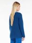Max Mara Blauwe V-hals Gebreide Trui Blauw Dames - Thumbnail 2