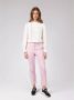 Max Mara Weekend Klassieke elastische viscose chino`s Roze Dames - Thumbnail 2