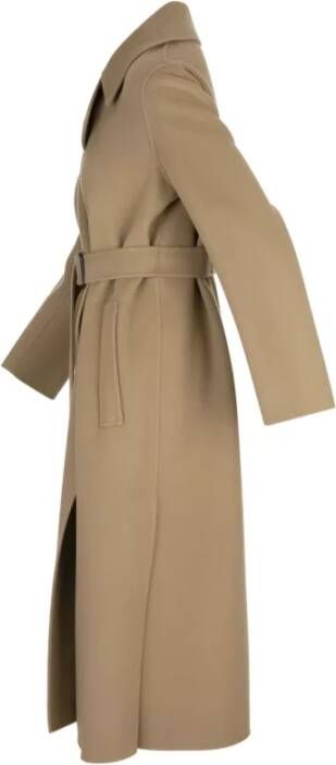 Max Mara Weekend Kameel Jassen met Riem Bruin Dames