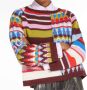 Max Mara Zachte Alpaca en Wol Trui met Jacquard Patroon Meerkleurig Dames - Thumbnail 5