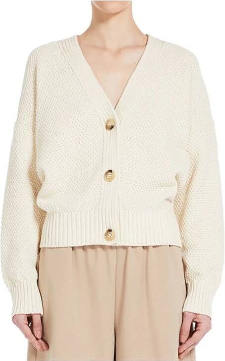 Max Mara Weekend Wales Katoenen Vest Beige Dames