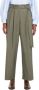 Max Mara Adorato Lange Broek Green Dames - Thumbnail 4