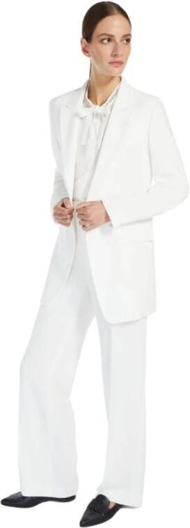 Max Mara Estense Broek Wit Dames