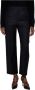 Max Mara Zwarte broek van zuivere scheerwol met elastische taille Black Dames - Thumbnail 2