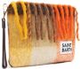 MC2 Saint Barth Parisienne Deken Clutch Orange Dames - Thumbnail 2