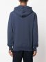 MC2 Saint Barth Logo-Patch Katoenen Hoodie met Voorzak Blauw Heren - Thumbnail 2