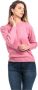 MC2 Saint Barth Wollen Crewneck Sweater met Logo Schrijven Pink Dames - Thumbnail 2