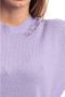 MC2 Saint Barth Crewneck Sweater met St. Barth Borduursel Purple Dames - Thumbnail 5