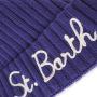 MC2 Saint Barth Paarse Pom Cashmere Hoed Purple Dames - Thumbnail 2
