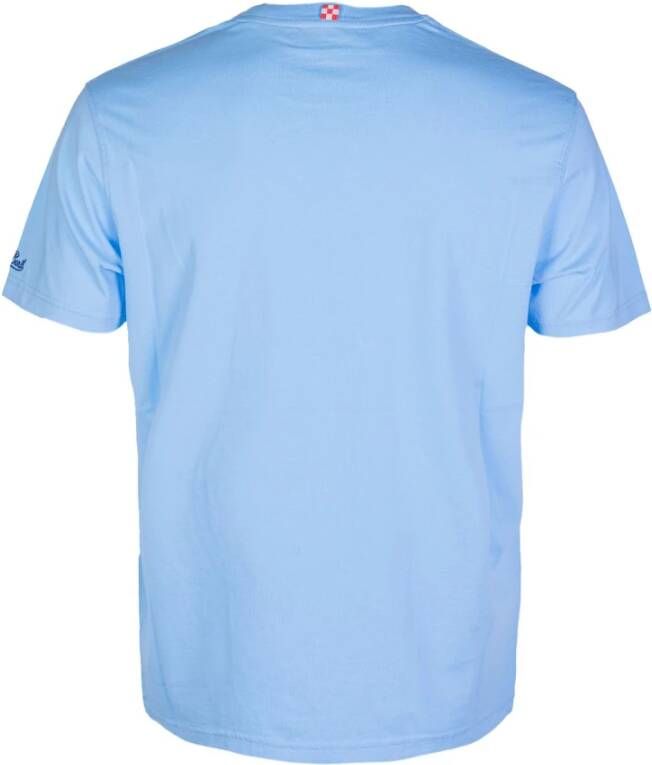 MC2 Saint Barth T-Shirts Blauw Heren
