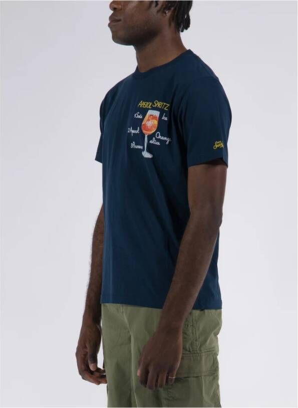 MC2 Saint Barth T-Shirts Blauw Heren