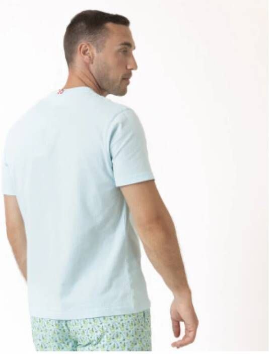 MC2 Saint Barth T-Shirts Blauw Heren