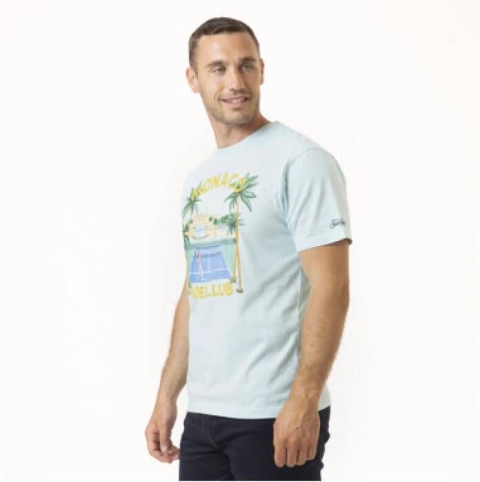MC2 Saint Barth T-Shirts Blauw Heren