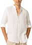 MC2 Saint Barth Casual Linnen Overhemd White Heren - Thumbnail 3