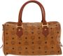 MCM Pre-owned Canvas travel-bags Bruin Dames - Thumbnail 2