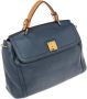 MCM Pre-owned Leather handbags Blauw Dames - Thumbnail 2