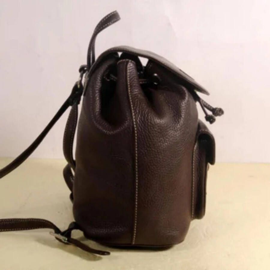 MCM Pre-owned Voldoende lederen rugzakken Bruin Dames