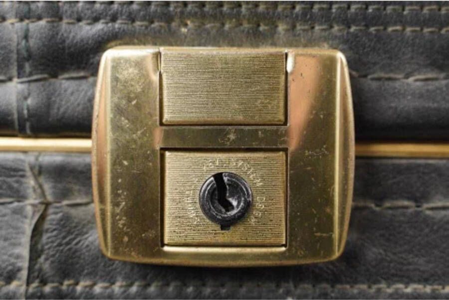 MCM Pre-owned Voldoende lederen reiszakjes Zwart Dames