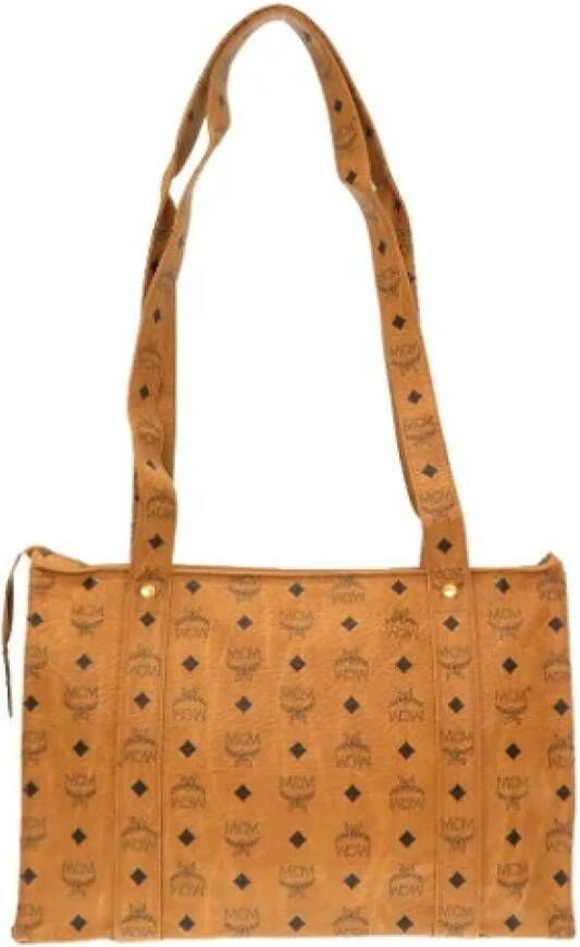 MCM Pre-owned totes Bruin Dames
