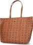 MCM Stijlvolle Tote met Rits Sluiting Brown Dames - Thumbnail 6