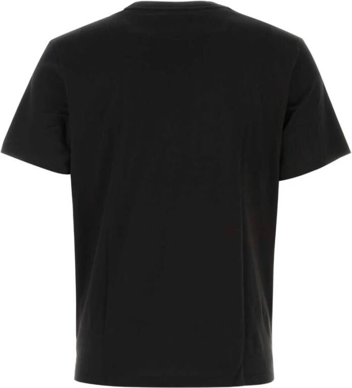 MCM Zwarte katoenen T-shirt Zwart Heren