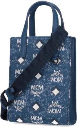 MCM Elegante Tote Bags voor vrouwen Blauw Dames