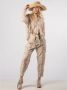 Mes Demoiselles Wide Trousers Beige Dames - Thumbnail 2