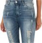 MET Blauwe Denim Jeans Blue Dames - Thumbnail 2