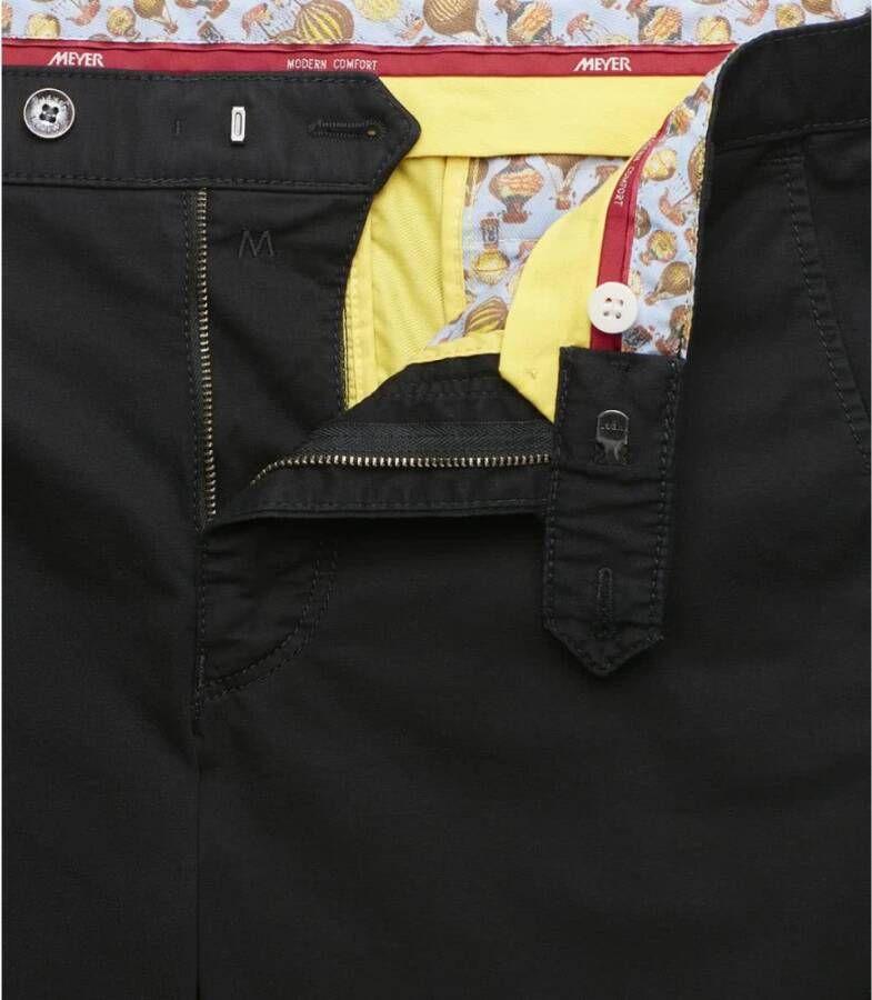 Meyer Broek bonn broek Zwart Heren