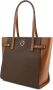 Michael Kors Carmen Tote Bag Bruin Coated Canvas Brown Dames - Thumbnail 4