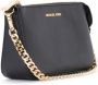 Michael Kors Zwarte leren handtas Gouden details Black Dames - Thumbnail 3