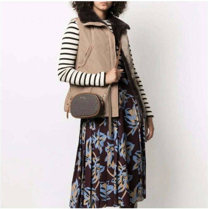 Michael Kors Crossbody bags Small Oval Cmra Xbody in bruin - Foto 3
