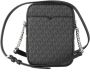 Michael Kors Jet Set Travel Medium North South Chain Crossbody Bag Black Dames - Thumbnail 2