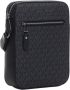 Michael Kors Zwarte Canvas Logo Print Schoudertas Black Heren - Thumbnail 2