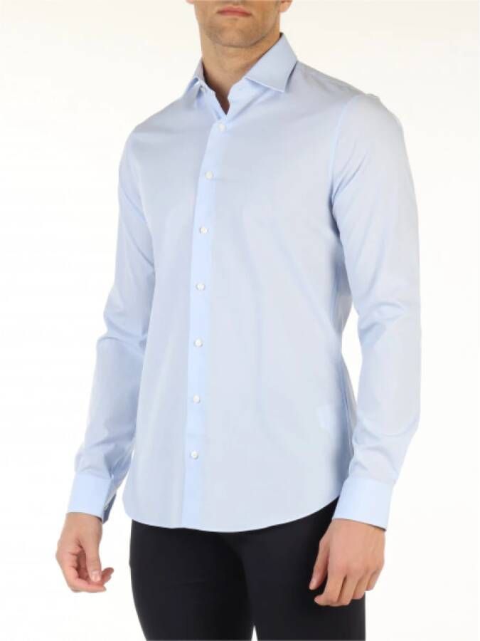 Michael Kors Formal Shirts Blauw Heren