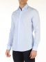 Michael Kors Katoenen Slim Fit Overhemd met Geborduurd Logo Blue Heren - Thumbnail 2