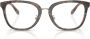 Michael Kors Klassieke Havana Frame Bril Brown Unisex - Thumbnail 2