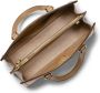 Michael Kors Chantal Leren Handtas in Beige Brown Dames - Thumbnail 2