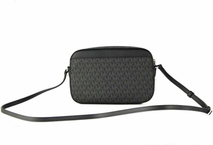 Michael Kors Jet set grote crossbody tas Zwart Dames