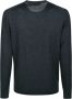 Michael Kors Loden Melange Core Sweater Zwart Heren - Thumbnail 2