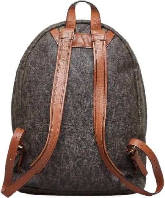 Michael Kors Pre-owned Canvas backpacks Bruin Dames